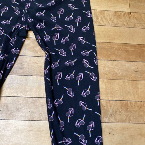 LulaRoe Leggings Women’s One Size Sunglasses Black Stretch Soft - Picture 8 of 13